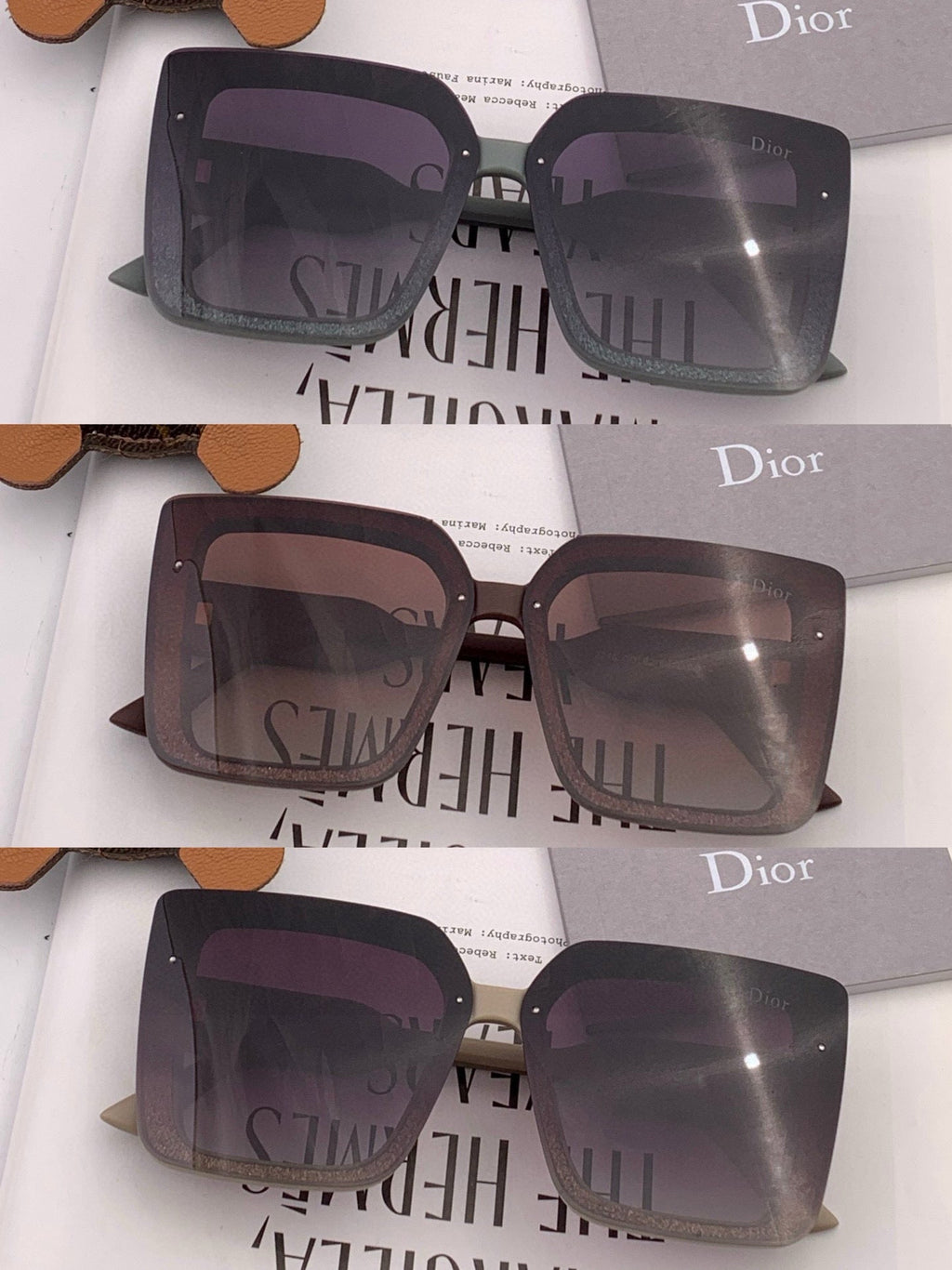 DIOR MONTAIGNE SQUARE SUNGLASS D6227 IN ACETATE
