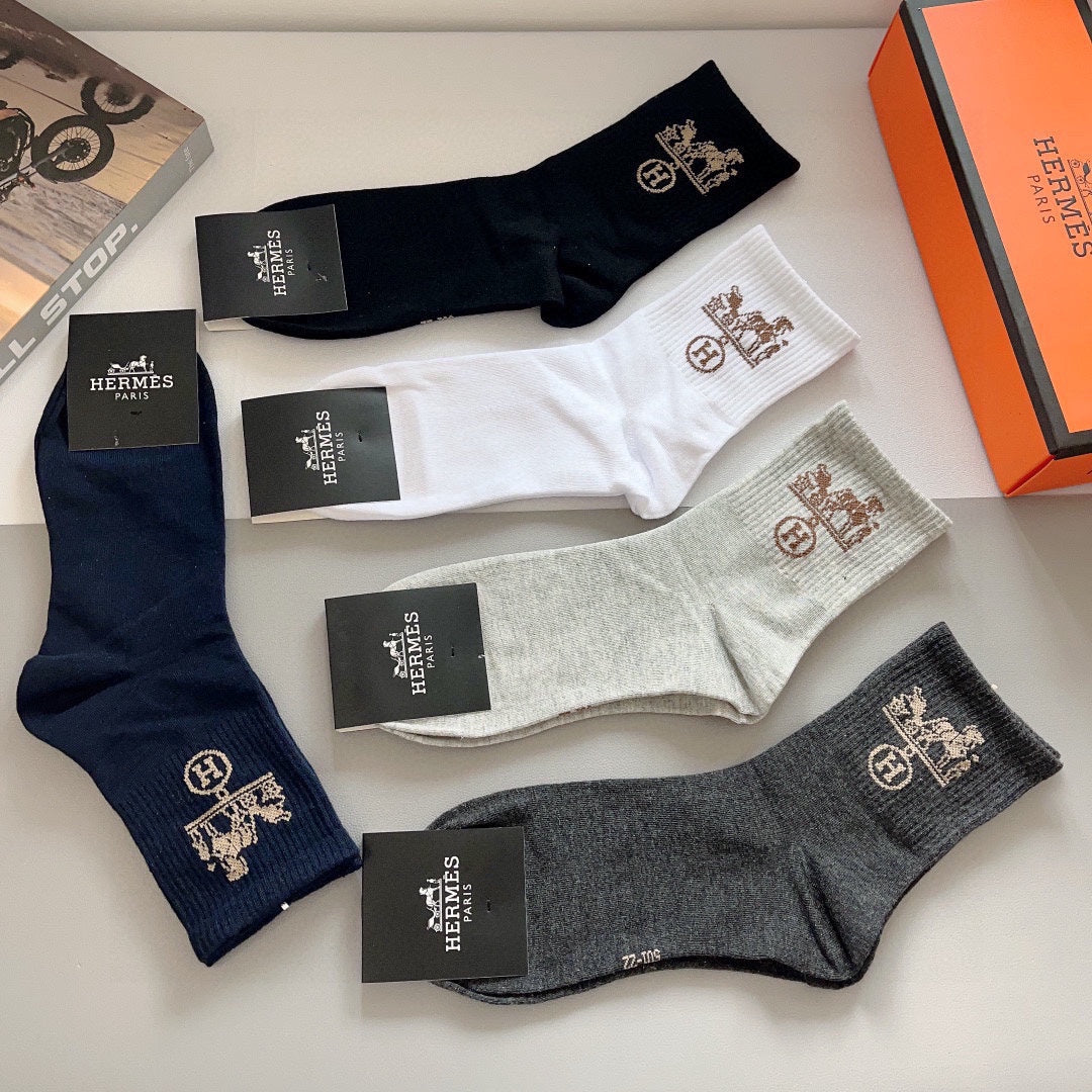 HERMES ANKLE SOCKS 416160 (1 BOX)