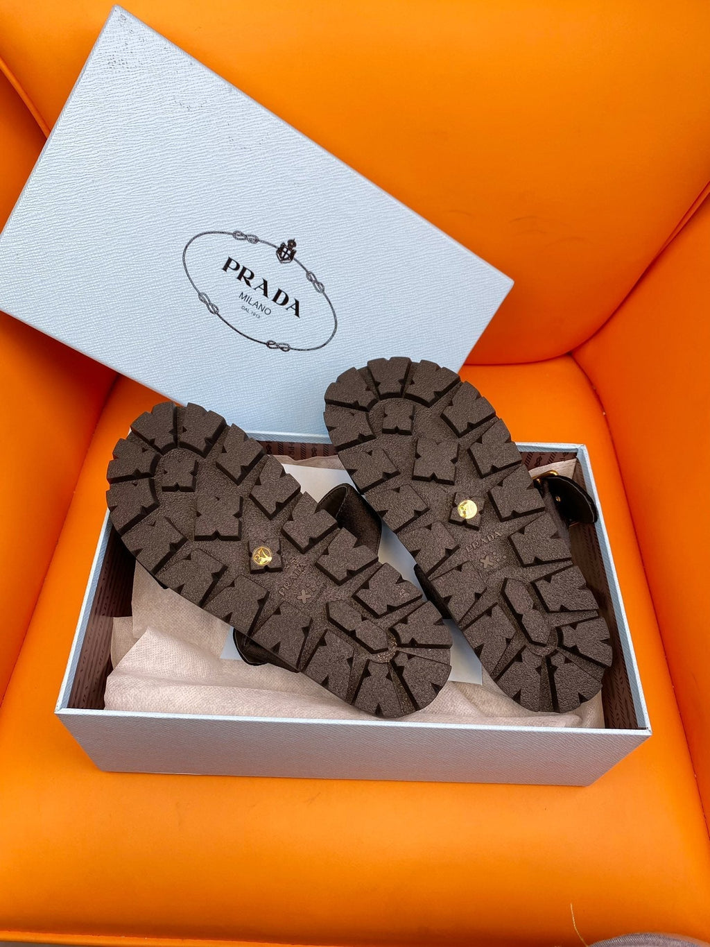 PRADA Pra Slides 10 Velvet Oak