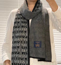 LOUIS VUITTON SCARF 180 CM IN SHADOW GRAY CASHMERE 398518