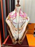 LOUIS VUITTON LV SCARF 90 CM IN SILK 729072