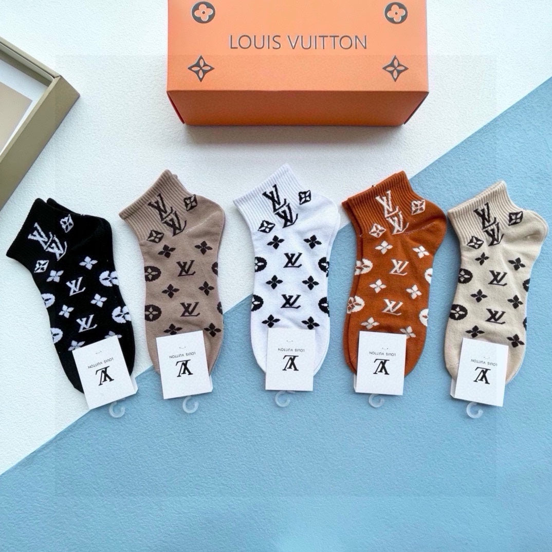 LOUIS VUITTON ANKLE SOCKS 423679 (1 BOX)